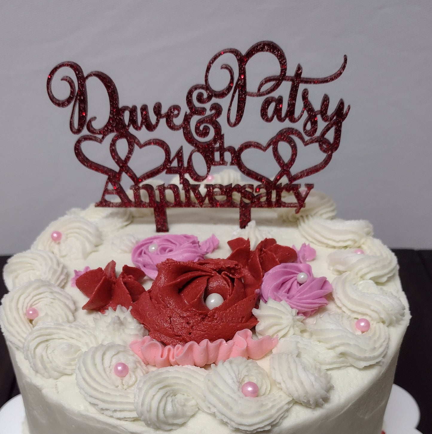 Custom Cake Toppers! Make your day extra special with a custom cake topper.