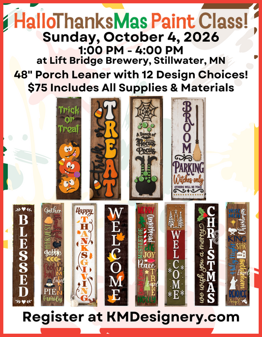 HalloThankMas Paint Class!