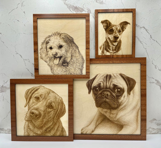 Custom Pet Portraits - Personalized Keepsake for Pet Lovers