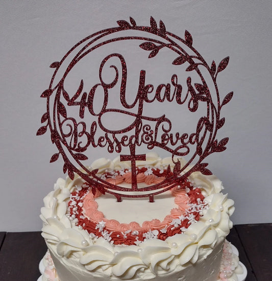 Custom Cake Toppers! Make your day extra special with a custom cake topper.